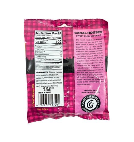 Gustafs Licorice Canal Houses 5.29oz