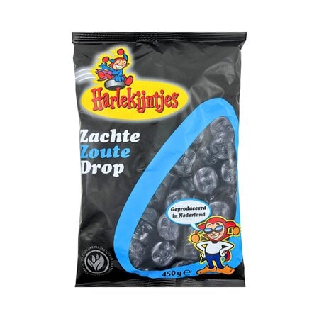 Harlekijntjes Salty Soft Licorice 300g