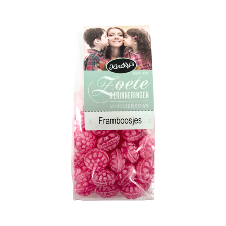 Kindlys Raspberry Hard Candies 7 Oz Bag