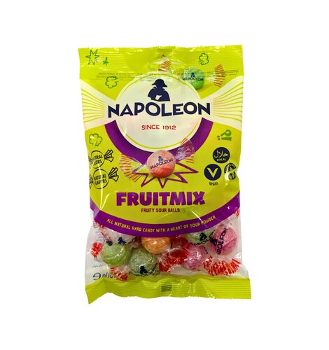 Napoleon Fruit Mix Sour Balls 5.3 oz
