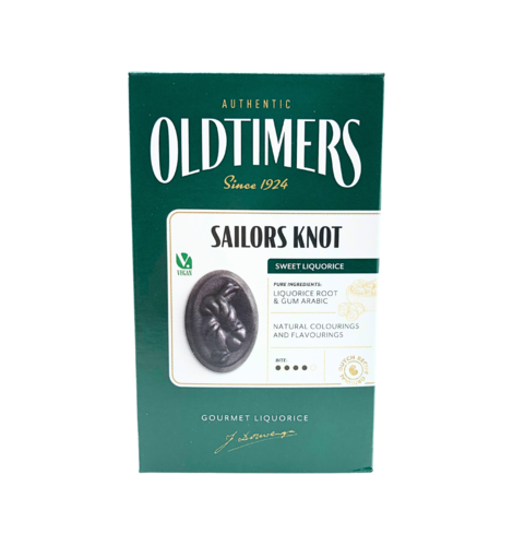 Old Timers Sailors  Sweet Knots Licorice 7.9 oz Green Box