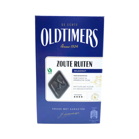 Old Timers  Mild Salt BLUE BOX Diamond Licorice 7.9 oz