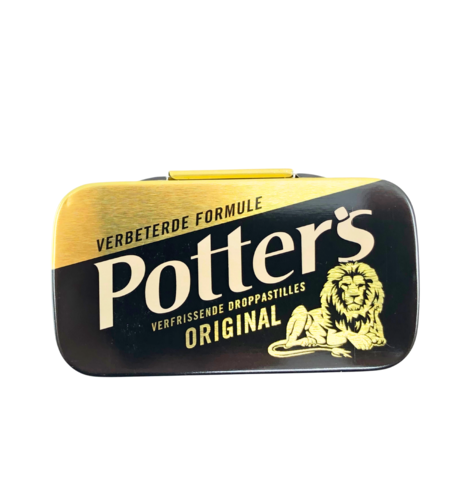 Potters Linea Licorice Lozenges Tins 12.5 grams 24 ct