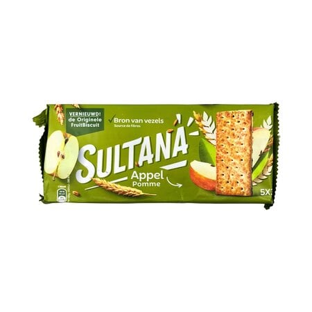 Verkade Sultana APPLE  Biscuits  6.17 oz 4 - 3 packs