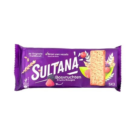 Verkade Sultana FOREST FRUITS Biscuits 6.12 oz 4x3 paks