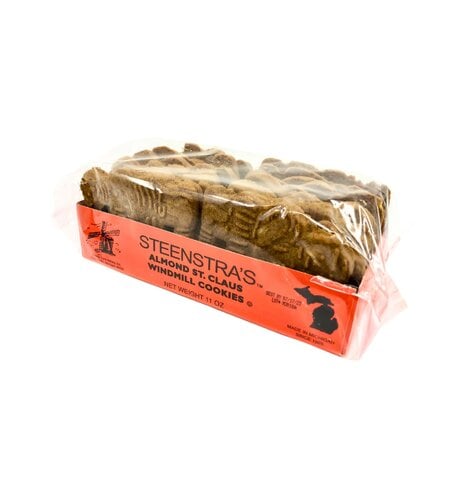 Steenstra's Speculaas Almond Windmill Cookies 12 Pack Case