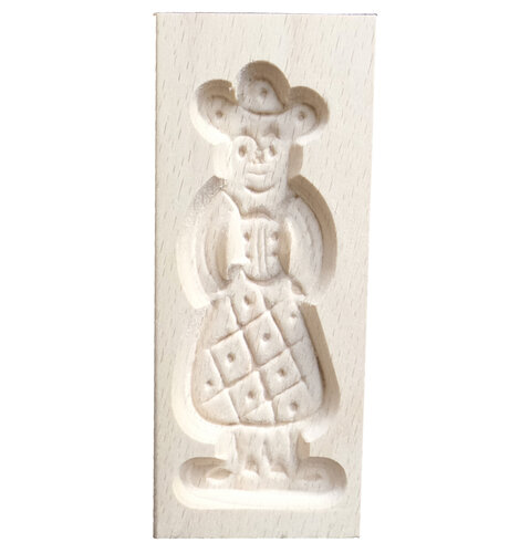 Wood Mills Cookie Mold Mini Girl 4.75 x 2 inches