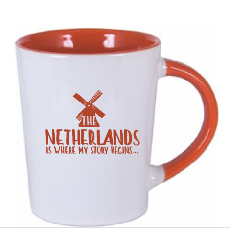 Netherlands is Where... Orange 12oz Mug