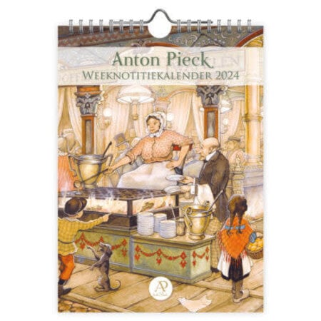 2024 Anton Pieck Weekly Notation Calendar