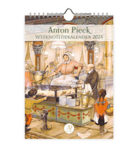 2024 Anton Pieck Weekly Notation Calendar
