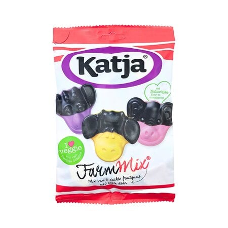 Katja  Farm Mix Asst Fruit & Licorice Candy 9.8  Oz Bag