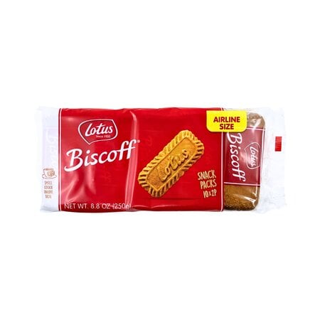 Biscoff Airline  Cookie  10-2 stay fresh packs 8.8 oz