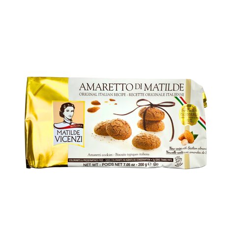 Vicenzi Macaroon Amaretto D'Italia  Cookie 7.05 Oz