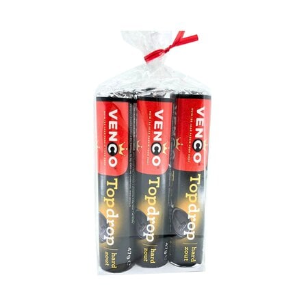 Venco TopDrop Licorice Rolls  5 pack