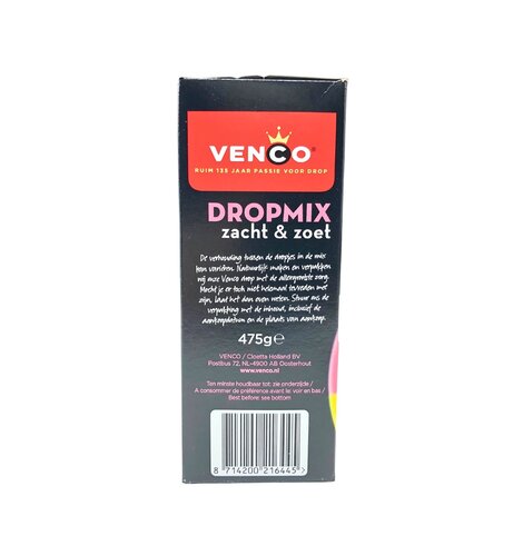 Venco Sweet Soft Mixed Licorice 17.6 Oz Box - 500g