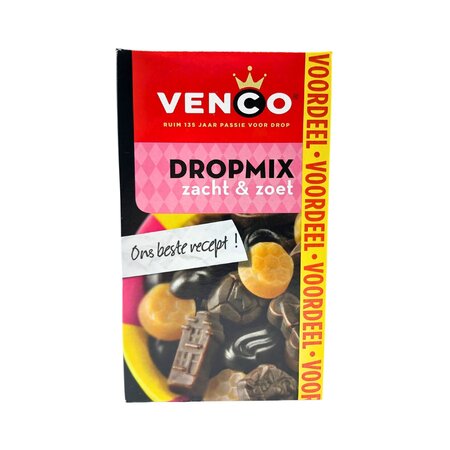 Venco Sweet Soft Mixed Licorice 17.6 Oz Box - 500g
