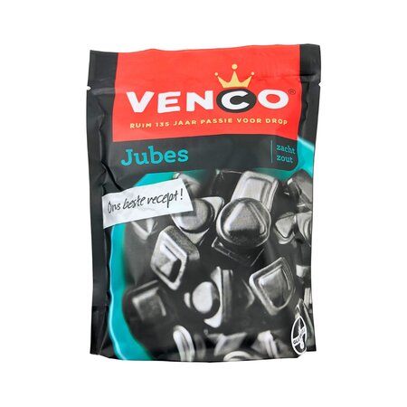Venco Licorice Jubes Soft Salt 9.3 oz Bag - 263g