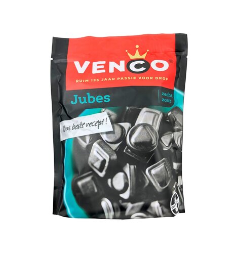 Venco Licorice Jubes Soft Salt 9.3 oz Bag - 263g