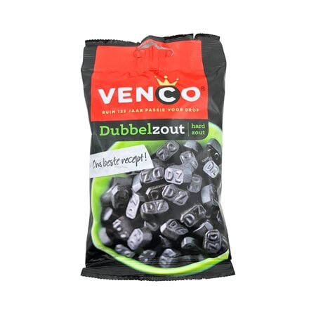 Venco Licorice Double Salt 4.2 Oz Bag