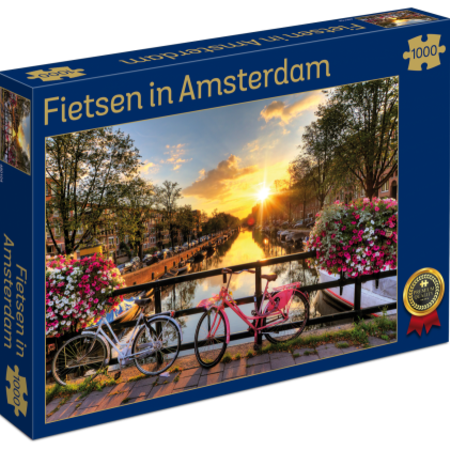 Puzzle Bicycles with Flowers Amsterdam 1000 pc