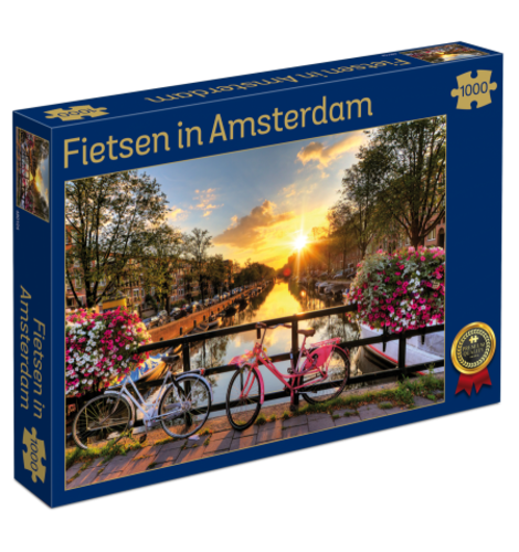 Puzzle Bicycles with Flowers Amsterdam 1000 pc