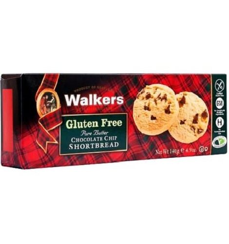 Walkers GF Chocolate Chip Rounds 4.9 oz box
