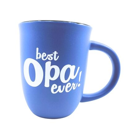 Best Opa Ever Coffee Mug 16 oz Ocean Blue