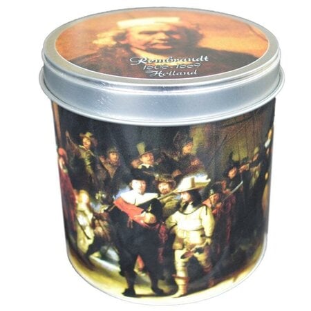 Rembrandt Night watch TIN  with Stroopwafels
