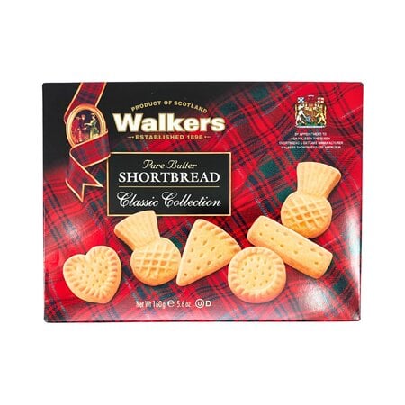 Walkers Pure Butter Shortbread Assortment 5.6 oz 12/cs