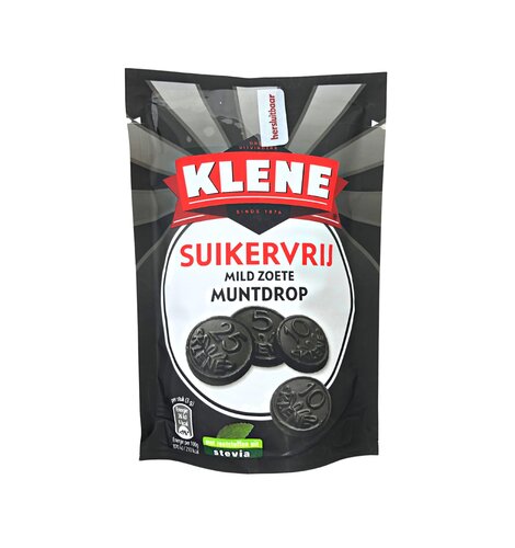 Klene Sugar Free Coins Licorice 3.5 oz Q