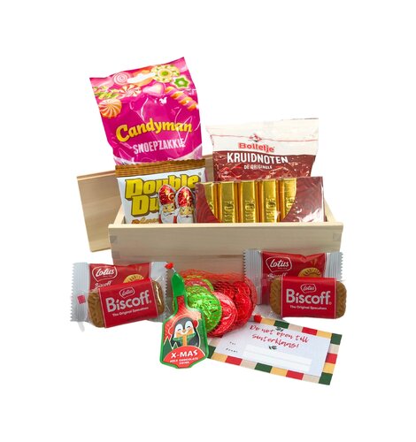 Sweets From Sinterklaas Wooden Box Gift