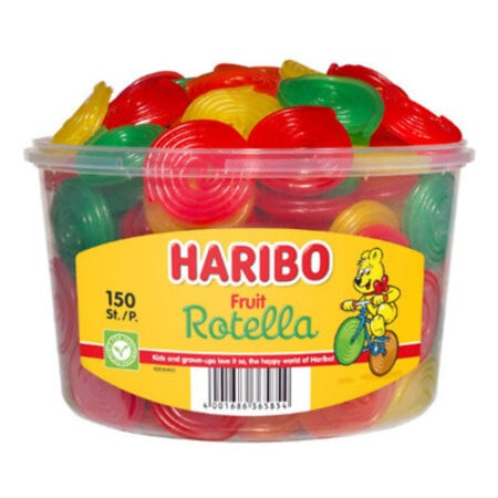 Haribo Fruit Rotella Drum 150pc