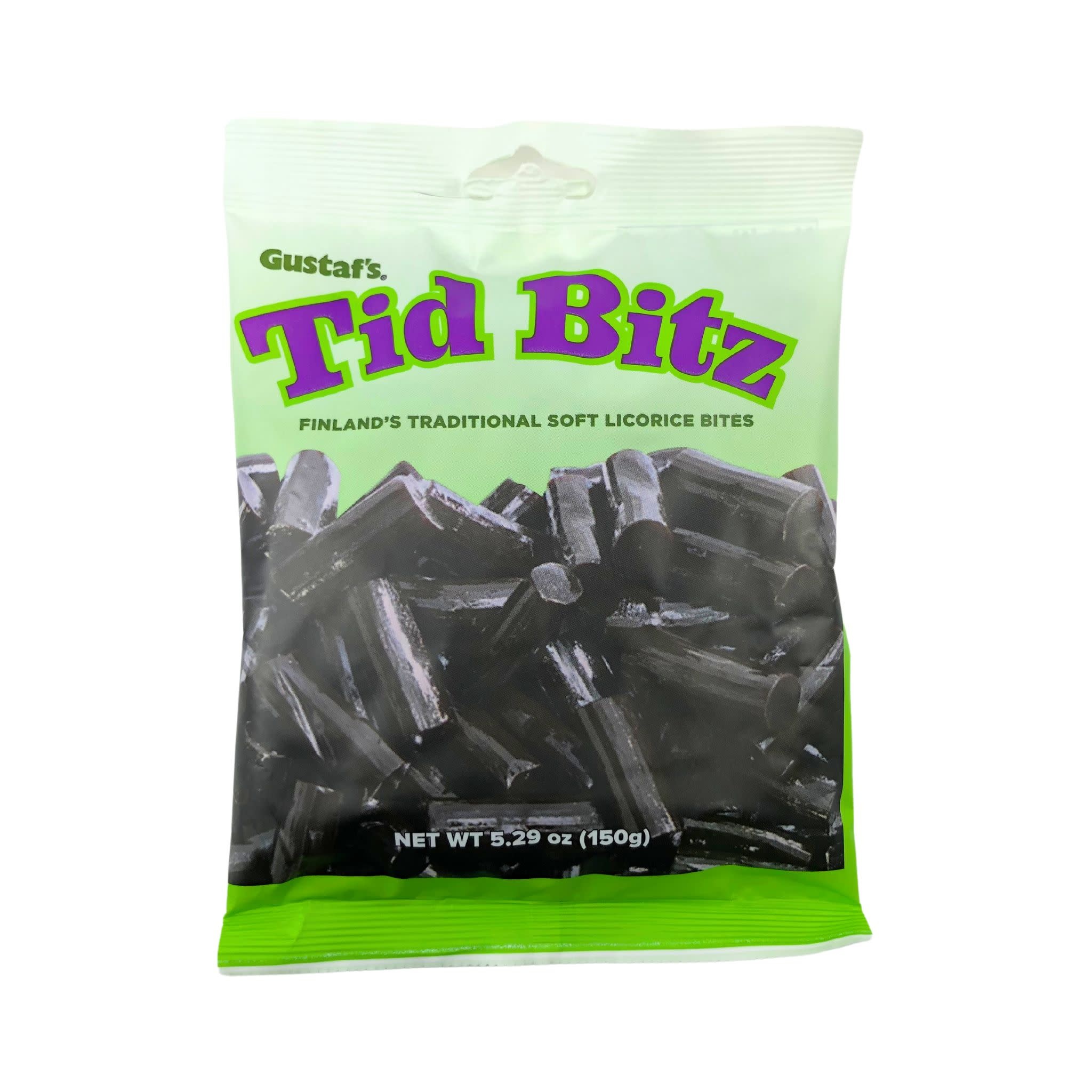 ★ BITTER CELLS★ Joy Candy Tea Black B254TS21BK Gustafs Tid Bitz Soft Licorice Bites 5.2 Oz - Peters Gourmet