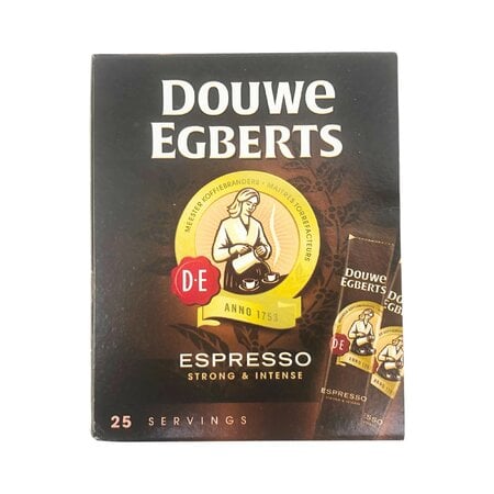 Douwe Egberts Espresso Instant coffee sticks 25 count