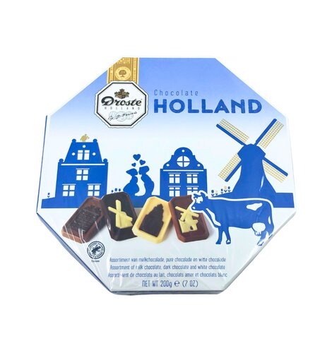 Droste Holland Edition Asst Chocolate Shapes 7 oz Q