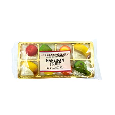 Herman the German Marzipan Fruit 8 pc tray  2.82 oz