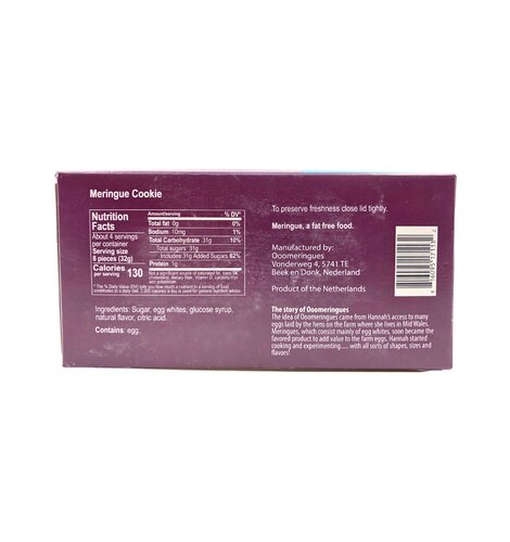 Jeurgens Vanilla Flavored Meringues Box 4.59 oz DATED MAY 31