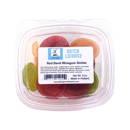 Red Band Winegum Smiles 8 oz tub