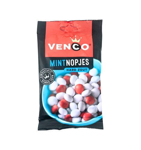 Venco Mint Nopjes Drops  4.2 oz Bag - 120g