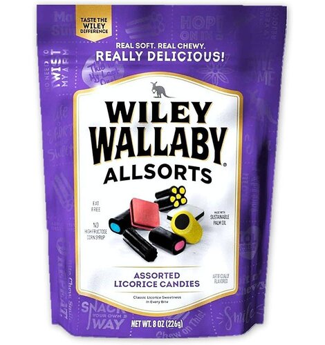 Wiley Wallaby Allsorts Licorice 10 Oz Bag