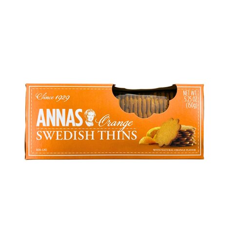 Annas Orange Thins 5.25oz Box 12/cs