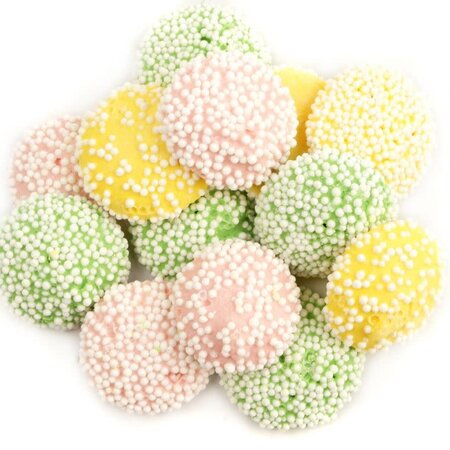 Pastel Mint Nonpareils Assorted  8 oz