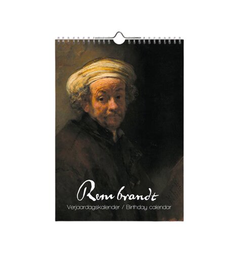 Rembrandt Birthday Calendar 8x12 inches