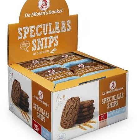 DeMolen Speculaas Snips  BOX of 26