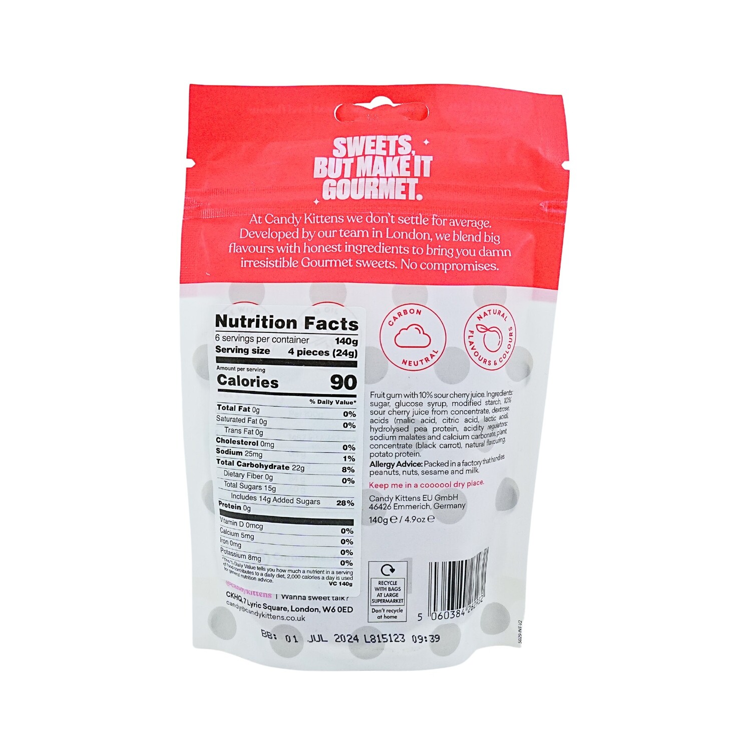 Candy Kittens Very Cherry 4.4 oz Peters Gourmet Market