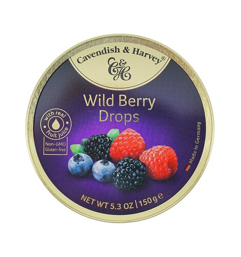 Cavendish & Harvey Wildberry Candy 5.3oz Tin