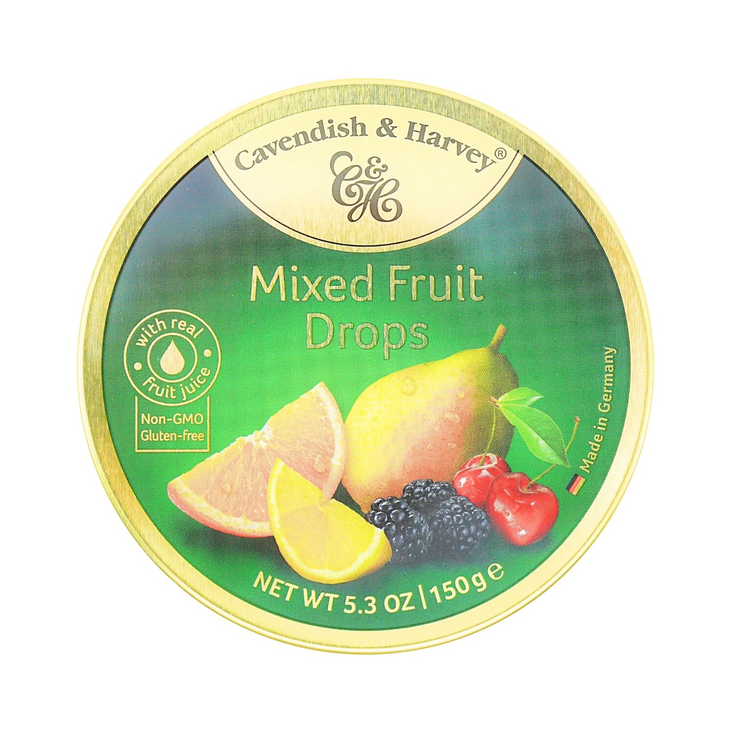 Cavendish & Harvey Mixed Fruit 5.3oz Tin Peters Gourmet Market