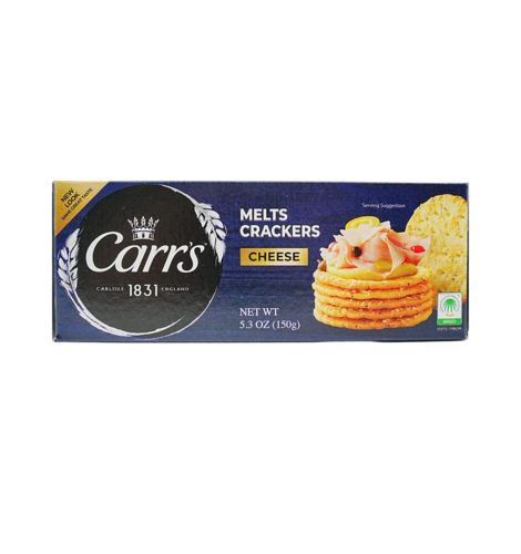 Carrs Cheese Melts crackers 5.3oz