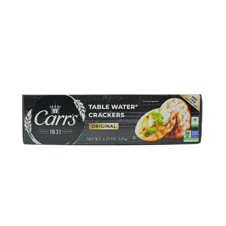 Carrs Table Water Crackers 4.25oz Box