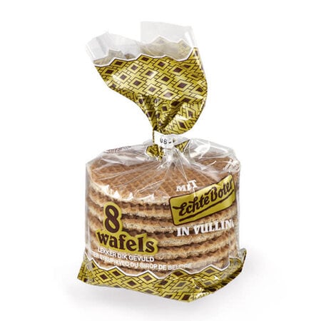 Verweij Syrupwafers 12% Real Butter 8 Count 8.4 Oz